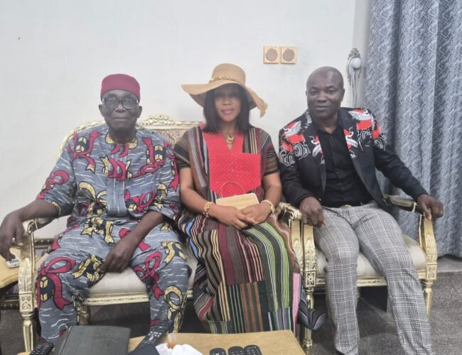 Breaking: Chief J. U. Udensi (UDENSCO) Hosts RATTAWU President, Prince Emeka Kalu, to a Sumptuous Luncheon in His Aba Residence