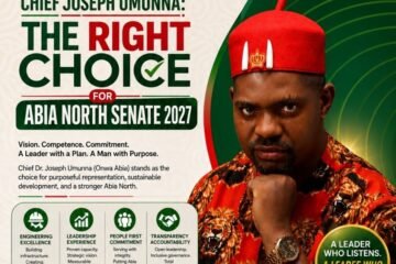 A New Dawn For Abia North: Why Engr. Joseph Umunna Represents The Future Of Youthful Leadership