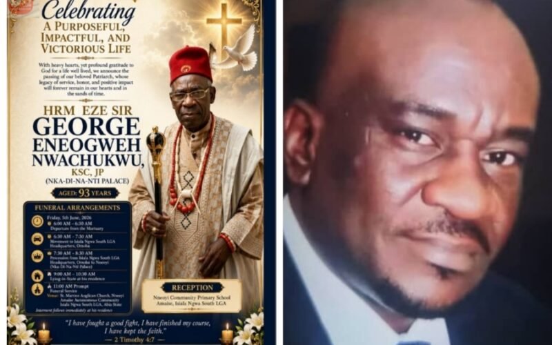 Royal Legend To Be Laid to Rest Today As Osita Offor, UAAP Mourns With Hon. Prince Uzor Nwachukwu