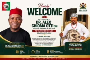 Governor Otti’s Homecoming: Dr. Osita Offor Rallies Umunneochi, Seeks Massive Public Participation