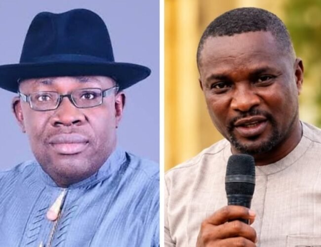 Hon Pascal Karibe Ojigwe Congratulates Senator Henry Seriake Dickson on his recognition by Leadership Newspaper as Politician of the Year